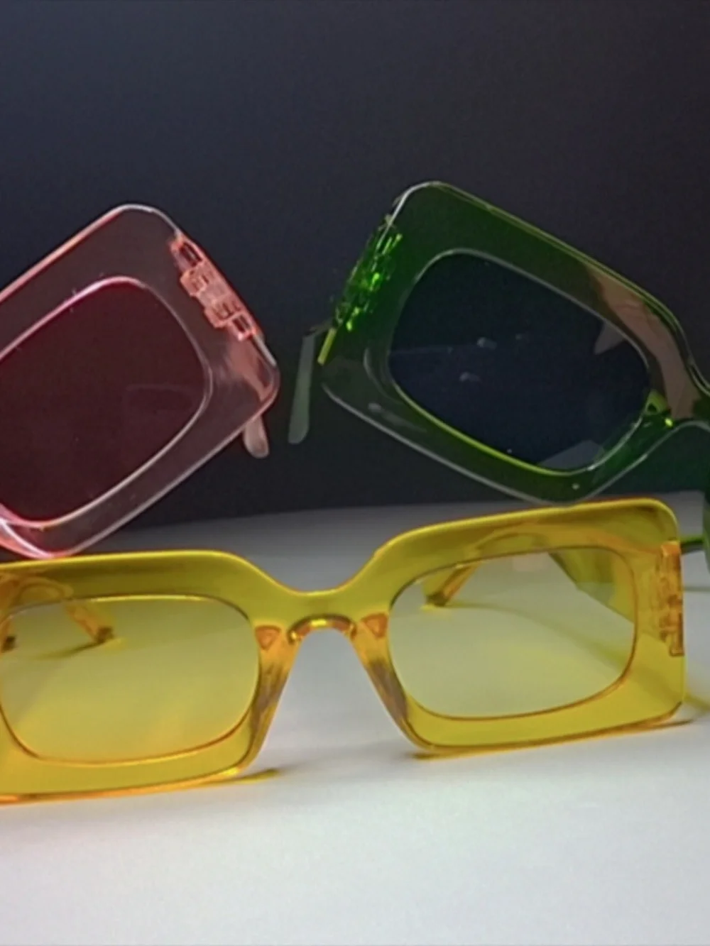 Chic Summer Thick Framed Womens/teens Sunglasses Multicolor Single/bundle Avail.